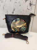 Vintage Elephant Art Sling Bag Small