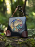 Vintage Elephant Art Sling Bag Large